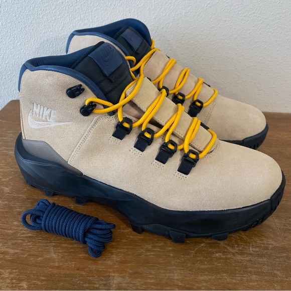 Nike Other - Nike Cygnal Desert Ore Beige Suede Navy Black Waterproof FV4332 201 - Size 10